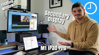 The iPad Pro Is Finally A Computer  Extended Monitor Support Fully Explained  iPadOS 162 [upl. by Latton]