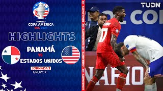 HIGHLIGHTS  Panamá vs Estados Unidos  Copa América 2024  J2  TUDN [upl. by Powe]