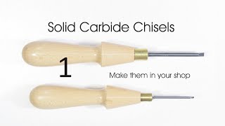 Solid Carbide Chisels Make them in your shop [upl. by Llyrehc255]