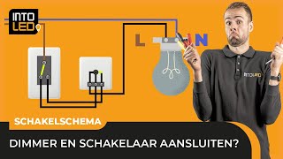 DIMMER en SCHAKELAAR op je LAMP aansluiten  INTOLED [upl. by Herta112]