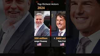 Top 10 Richest Actors In The World [upl. by Maggio972]