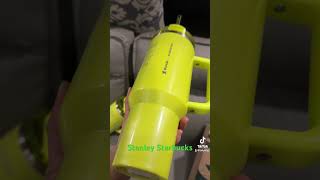 Unboxing Stanley Starbucks Lime stanleytumbler tumbler stanleycup [upl. by Pirnot984]