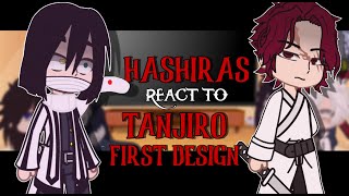 Hashiras React to Tanjiros First Design  Demon Slayer [upl. by Anaujnas]