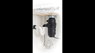 Garbage Disposal Install [upl. by Ronyam]