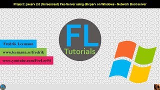 Project pxesrv 20 Screencast PxeServer using dhcpsrv on Windows  Network Boot server [upl. by Eiblehs838]