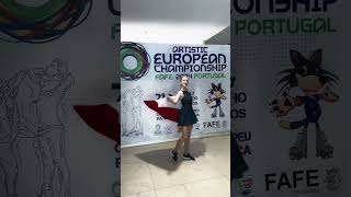 Inline figure skating ❤️🥰 figureskating rolki sports dance portugal eurofafe24 europe [upl. by Alger]