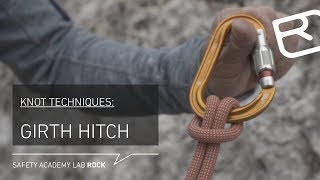 Guide to girth hitches Knot techniques for alpine climbing – Tutorial 1443  LAB ROCK [upl. by Grigson]