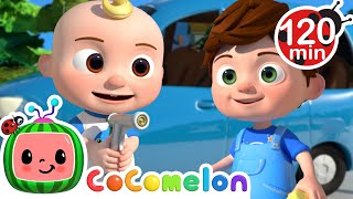 Car Wash Time with JJ  CoComelon  Animals for Kids  Sing Along Songs for Kids [upl. by Senaj]