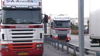 Crossing northern Greece with VolvoFH Truck Part 1 [upl. by Anirdnajela]