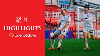 HIGHLIGHTS  Swindon Town 11 Salford City [upl. by Eanram800]