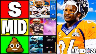 Ranking THE BEST CORNERS in Madden 24 [upl. by Dace]