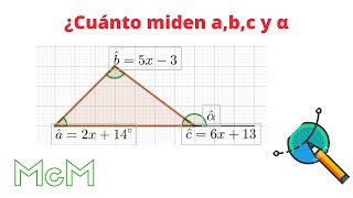 Calcular la amplitud de los ángulos de un triangulo Mica [upl. by Crean]