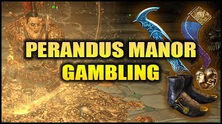 Path of Exile Epic Perandus Manor Jambling Session  7 Maps 10 Exalts [upl. by Orferd925]