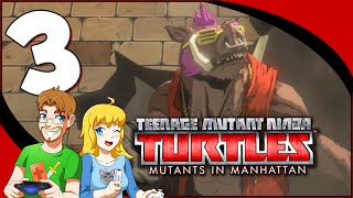 TEENAGE MUTANT NINJA TURTLES  Mutants In Manhattan Part 3 Bebop Boss TMNT [upl. by Ellohcin]