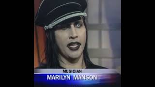 marilyn manson interview [upl. by Pazia7]