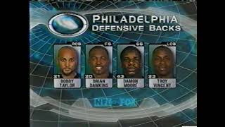 2001 NFL Week 1 St Louis Rams vs Philadelphia Eagles Sept 9 Full Game on Fox John Madden [upl. by Annayd882]