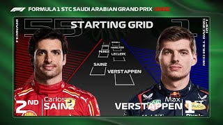 F1 2024 Saudi Arabian Grand Prix Starting Grid Predictions [upl. by Clive]