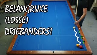 BELANGRIJKE DRIEBANDERS DIE ELKE BILJARTER MOET KENNEN  Driebanden3cushion Billiards [upl. by Forcier]