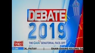 UB 21 kandidato sa pagkasenador kinilatis sa Debate 2019 The GMA Senatorial Face Off [upl. by Greer]