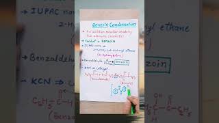 Benzoin Condesation reaction of benzal For 12thNEET JEE [upl. by Ecnarret939]