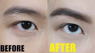 Easy Eyebrow Tutorial  Trim for Beginner  MENS GROOMING MAKEUP  男仕畫眉修眉  ISSAC YIU [upl. by Andie53]