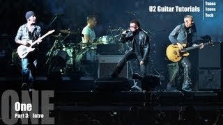 Part 3 One U2 Guitar Tutorial  Intro [upl. by Hathaway]