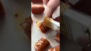 3Ingredient Hasselback Sausage Bites [upl. by Fachan]