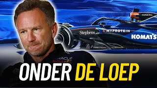 F1update Horner Williamslivery en verdient Albon nieuwe kans bij Red Bull [upl. by Otsenre302]