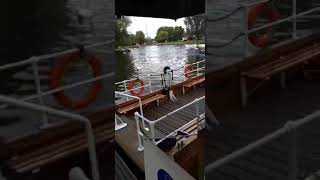 Chain ferry in StratforduponAvon An honest opinion from the ferry man [upl. by Aihsekyw]