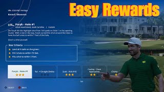 Quick Challenges to get you Rewards  EA SPORTS PGA TOUR [upl. by Marlane]