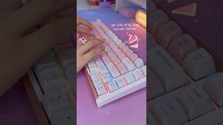 Hexgears I2 pink keyboard [upl. by Nikaniki]