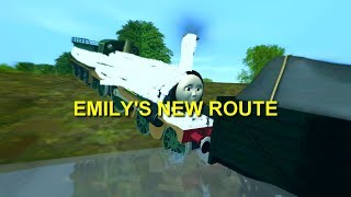 EMILY CRASH INTO THE POND  Trainz Remake Clip  Emilys New Route V2 [upl. by Arimas945]