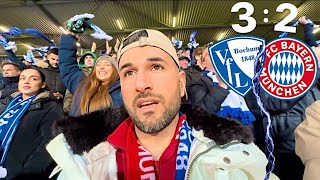 VFL KNALLT BAYERN 3 DINGER REIN😵💔 VfL Bochum vs FC Bayern Stadionvlog  Bardia Barati [upl. by Nylirad]