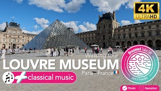 The Louvre Museum The most visited museum in the World Paris France 🇫🇷 4K [upl. by Ambrosine]