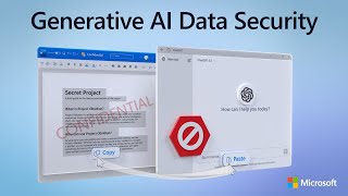 Protect data used in prompts with Copilot ChatGPT Gemini and more  Microsoft Purview [upl. by Marge363]