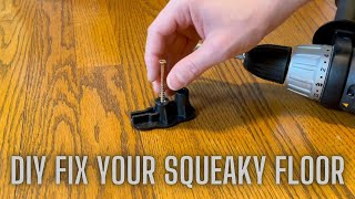 DIY Fix Squeaky Hardwood Floors [upl. by Angrist]