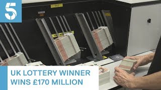 Lucky UK ticket holder wins £170 million Euromillions jackpot  5 News [upl. by Oilut]