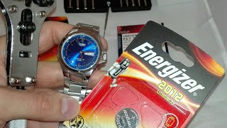 How to replace lithium battery in Casio watch [upl. by Morten]