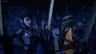 Leorai First Kiss Broken Foot Audio Edit Leo Karai TMNT 2012 [upl. by Mila]