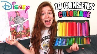 10 CONSEILS POUR REUSSIR VOS COLORIAGES DISNEY [upl. by Enneira486]