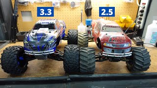 Tmaxx 33 and 25 Comparison [upl. by Enirtak833]