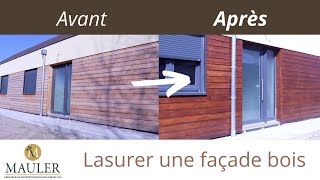 Comment appliquer une lasure sur un bardage bois  Lasure Mauler [upl. by Connett]