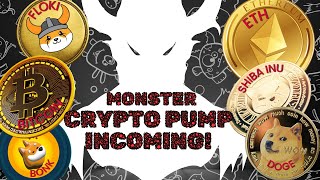 MONSTER PUMP INCOMING 🚀 Doge Shiba Inu Floki Ethereum and Bonk Price Prediction 🔥 [upl. by Yendahc]