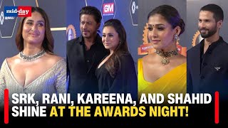 Dadasaheb Phalke Awards 2024 Shah Rukh Khan Kareena Kapoor Khan Shahid Kapoor Grace Red Carpet [upl. by Ahcsap]