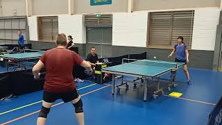 2023 NSW veterans div 2 Peter Wood vs Yoko Johnston set 3 [upl. by Notnad]