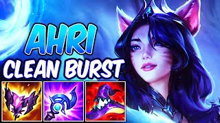 CLEAN BURST FULL AP AHRI GAMEPLAY  Best Build amp Runes  League of Legends [upl. by Ahsenac649]