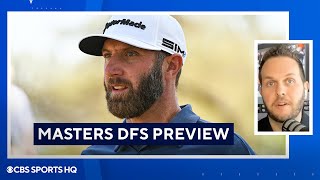 Masters DFS Preview Winning Golf DFS Lineups  CBS Sports HQ [upl. by Easton]