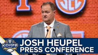 Josh Heupel full press conference at 2023 SEC Media Days [upl. by Havens]