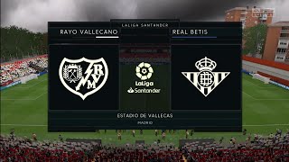 FIFA 23  Rayo Vallecano vs Real Betis  Estadio de Vallecas  Gameplay [upl. by Eiltan]