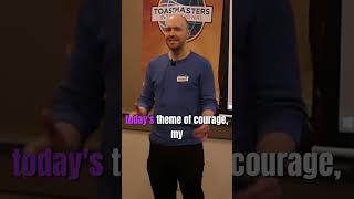 Live example of a Table Topics Master intro at a Toastmasters Meeting [upl. by Eiramalegna]